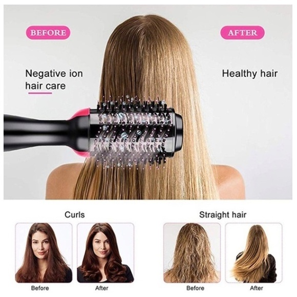 3-in-1 Hair Dryer & Hair Curler/Straightener 💫 - Picture 2 of 10